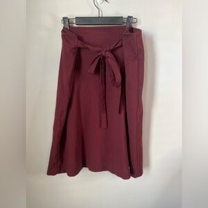Liz Claiborne Deep Red A-Line Skirt